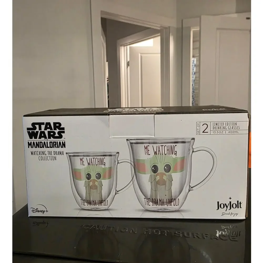 Star Wars Baby Yoda Drinking Glasses - Picture 2 of 4